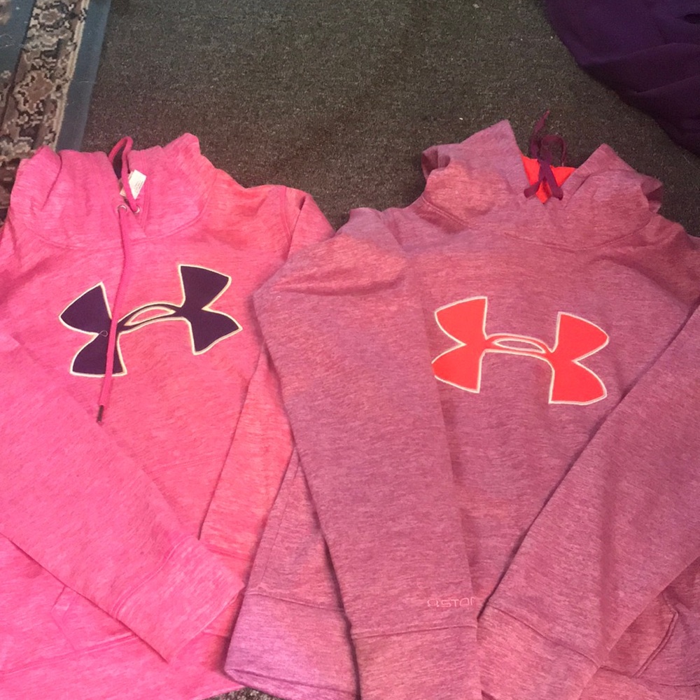 2 Under armour hoodie